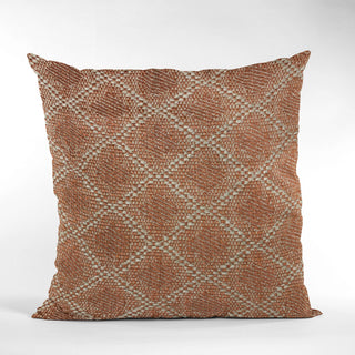Plutus Brown Diamond Luxury Throw Pillow, 24"x24"