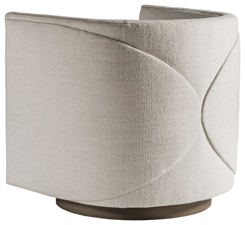 Ingrid Swivel Chair Ivory