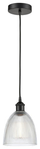Innovations 616-1P-BK-G382-LED 1-Light Mini Pendant, Matte Black