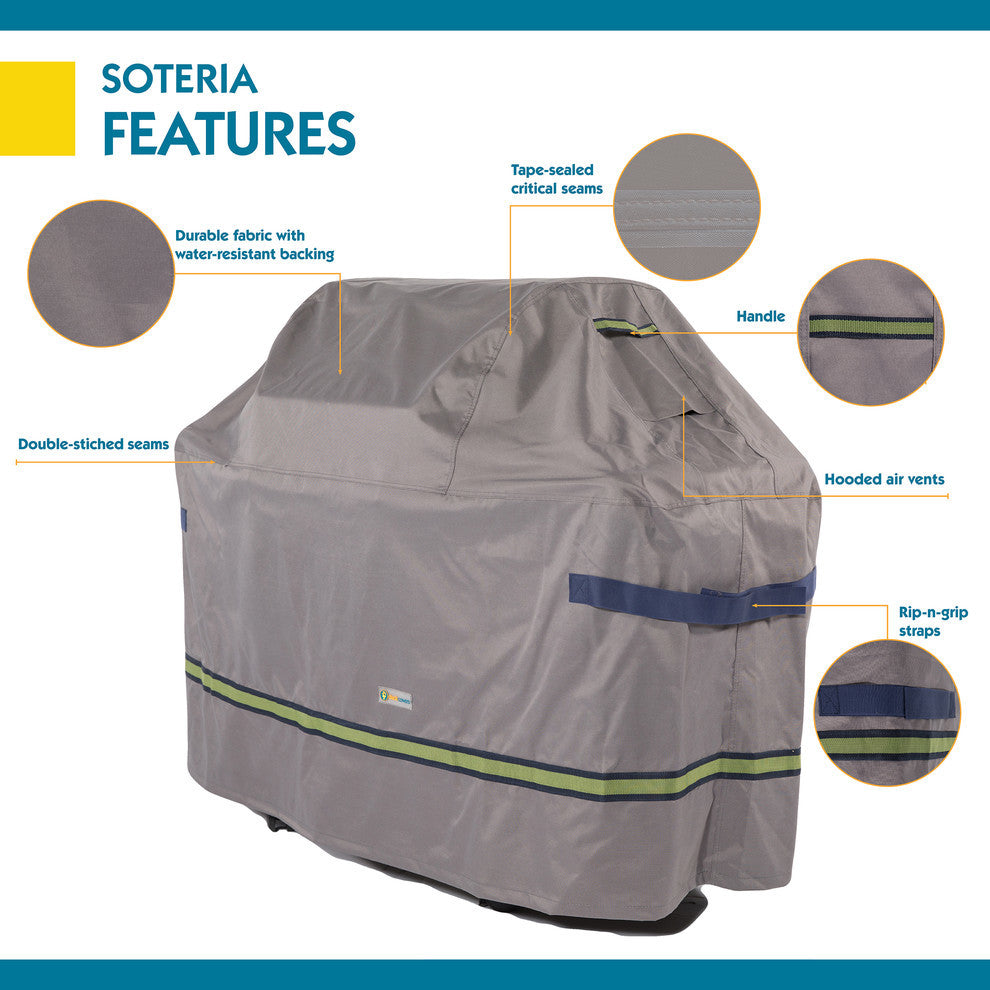 Duck Covers Soteria RainProof 61 in. W Grill Cover