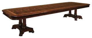 Large Mahogany Regency Dining Table by Leighton Hall