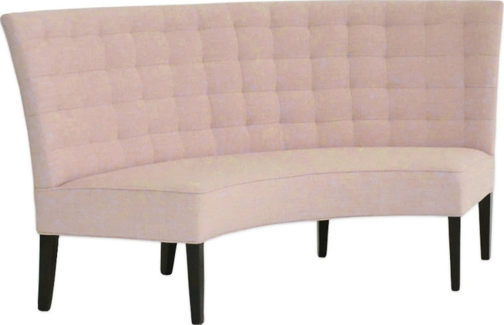 Curved Banquette Settee, Curved Dining Bench