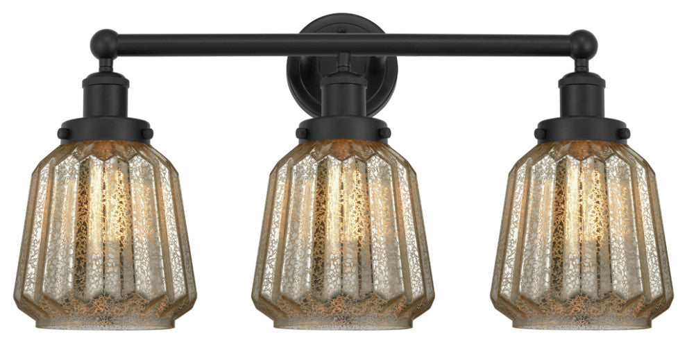 Chatham 3-Light 24.5" Bath Vanity-Light Matte Black