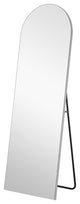 Arched Silver Standing Mirror