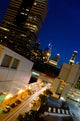 Light Trails in Philly Night Photography Canvas Wall Art Print, 12" X 16"