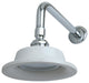 Kingston Brass Shower Head With 12" Shower Arm Combo, Polished Chrome