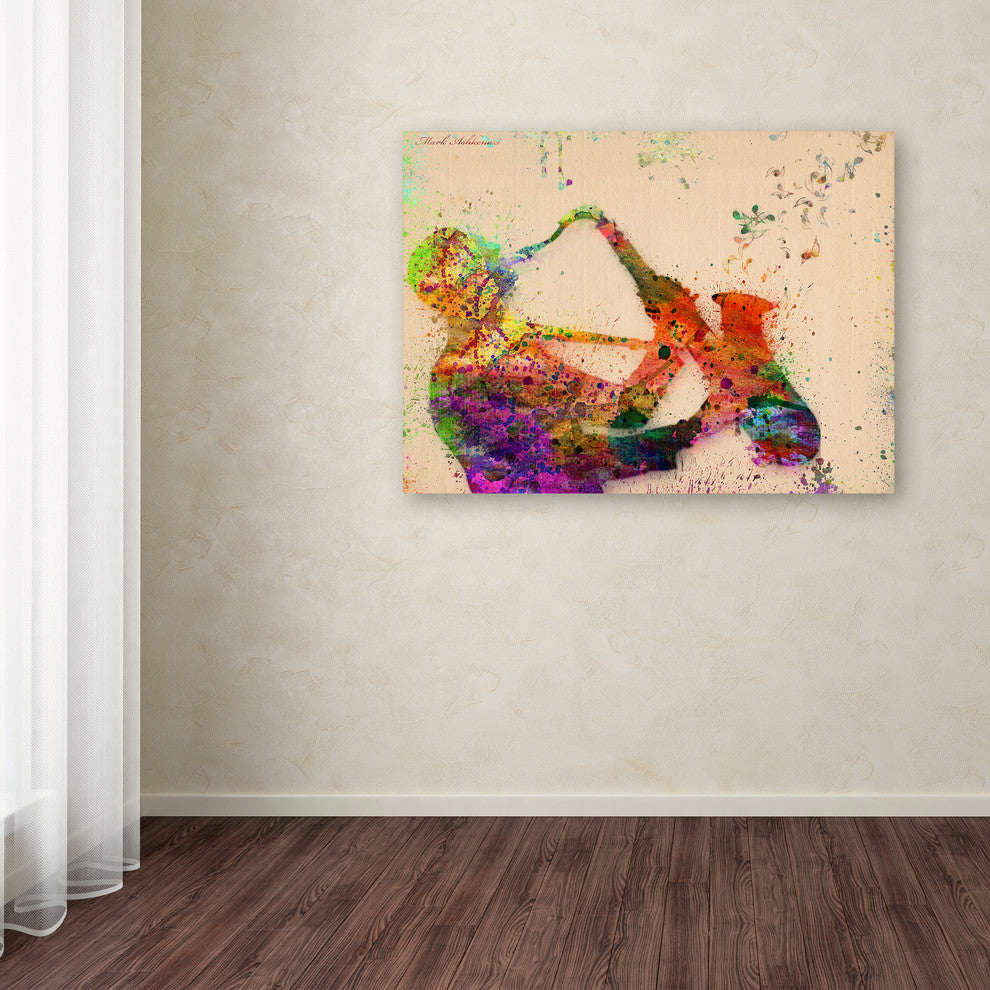 'Saxophone' Canvas Art by Mark Ashkenazi