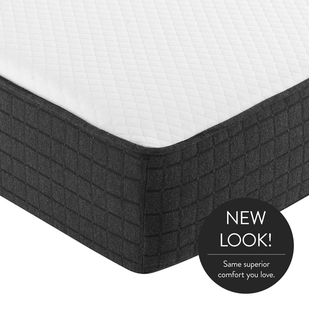 Aveline 16" Memory Foam King Mattress, White