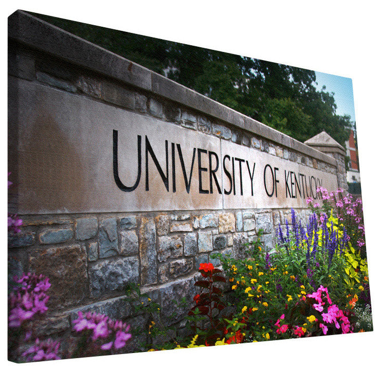 University of Kentucky Wildcats Entry Sign Canvas Print, 16"x24"