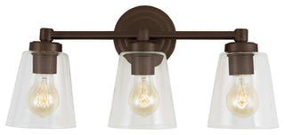 Wilshire three light vanity