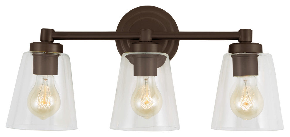 Wilshire three light vanity