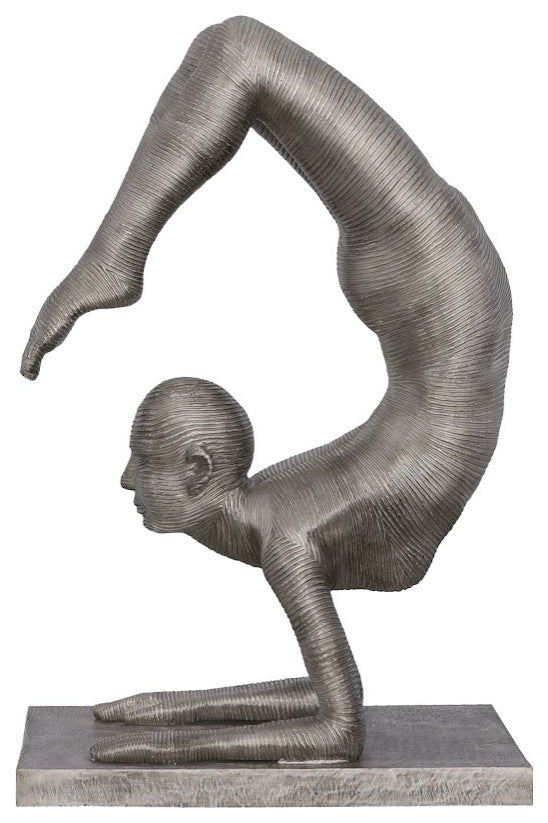 Handstand Scorpion Sculpture, Aluminum