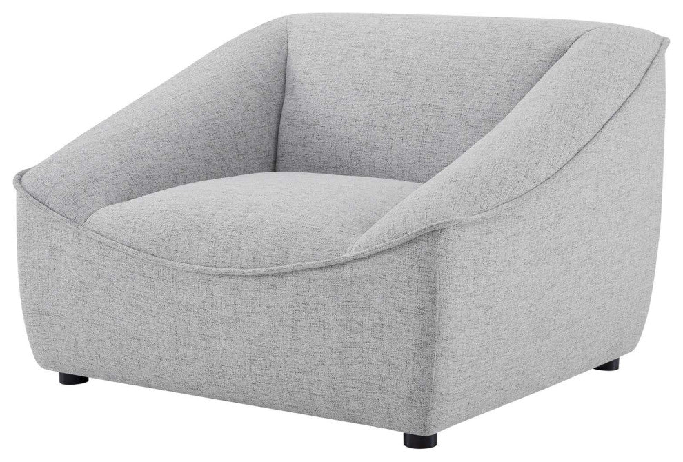 Armchair and Sofa Set, Fabric, Gray, Modern, Living Lounge Hospitality