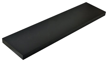 11.81" Depth Grande Floating Wall Shelves, Black, 47.24"