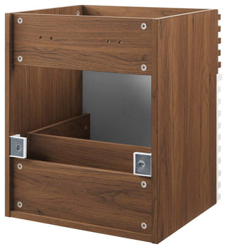 Render 18" Wall-Mount Bathroom Vanity Cabinet, White Walnut