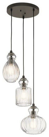 Pendant 3-Light, Olde Bronze