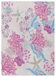 Indoor/Outdoor Seabreeze SZ1 Blush Machine Washable 9' x 12' Rug