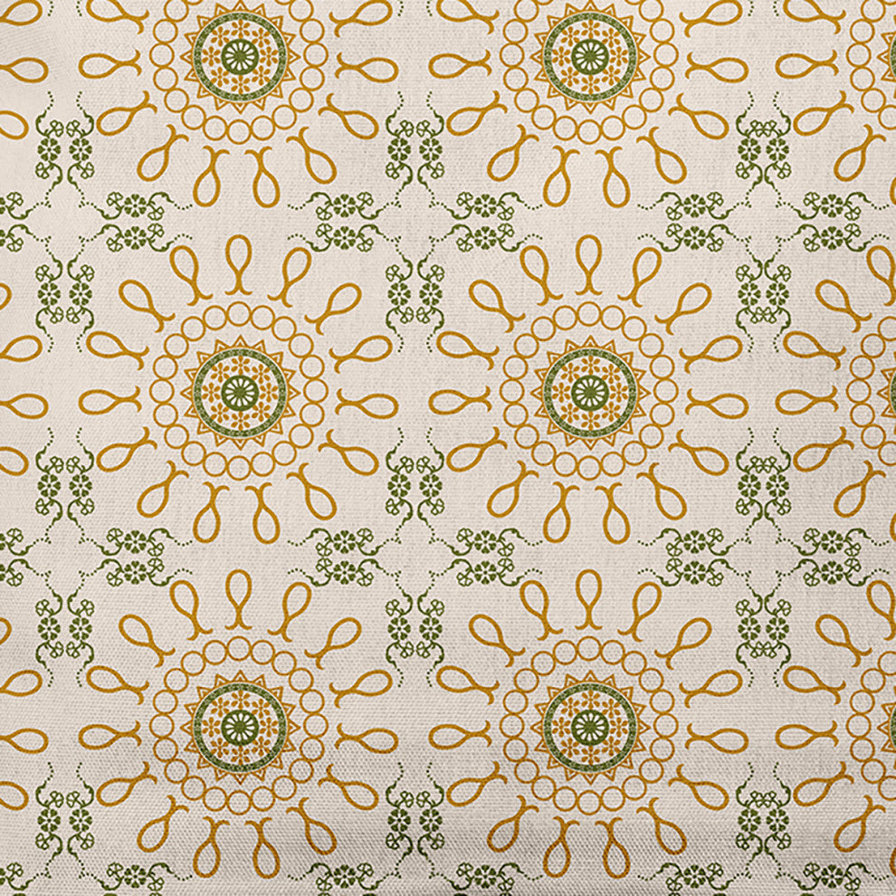 26" x 26" Sun Tile Decorative Throw Pillow, Autumn Gold