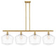 Innovations 516-4I-SG-G652-12 4-Light Island Light, Satin Gold