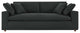Commix Down Filled Overstuffed Sectional Sofa - Black