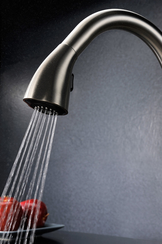 ANZZI Moore Undermount Stainless Steel Kitchen Sink w/Accent Faucet