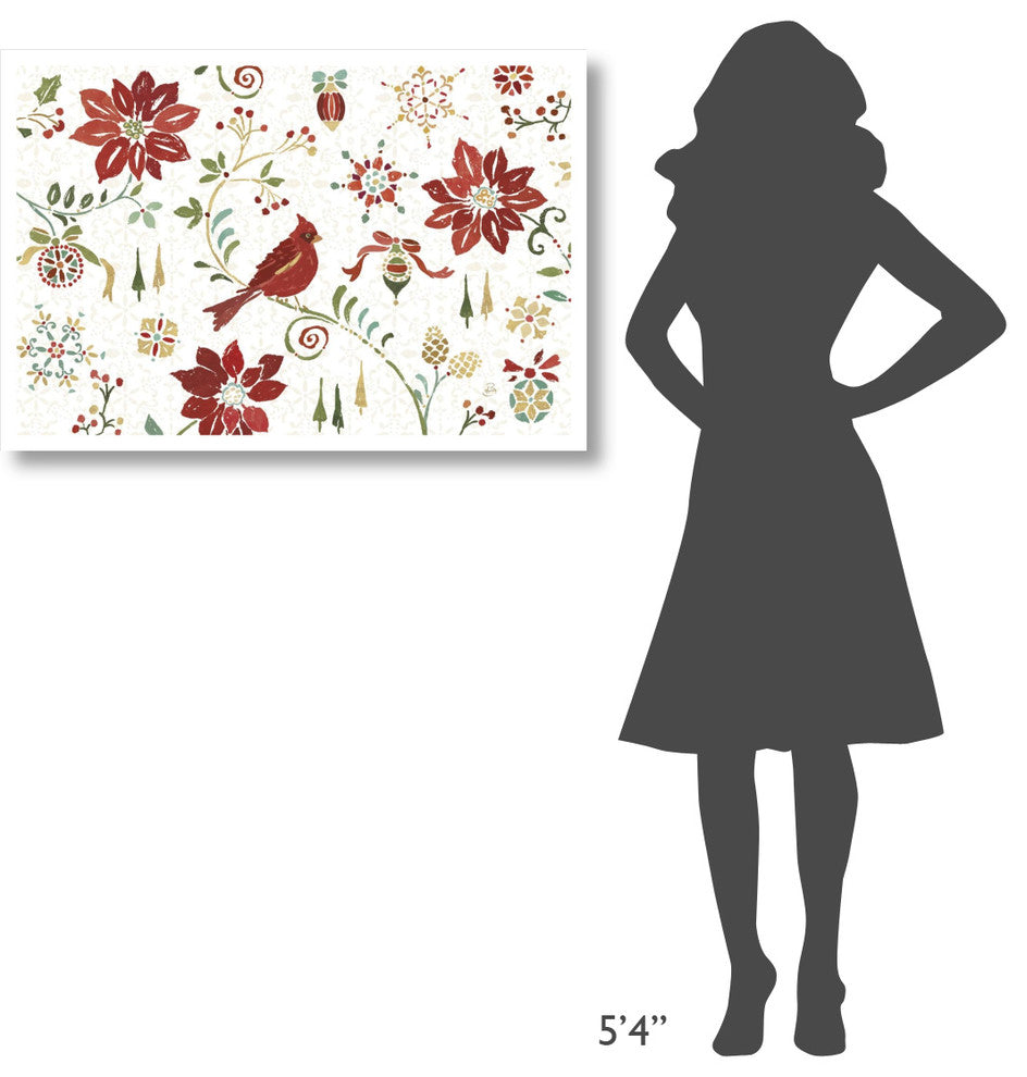 "Holiday Impressions I" Digital Paper Print by Daphne Brissonnet, 38"x26"