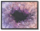 Amethyst Geode Cavern Photograph Oversized Framed Giclee Texturized Art, 16"x20"