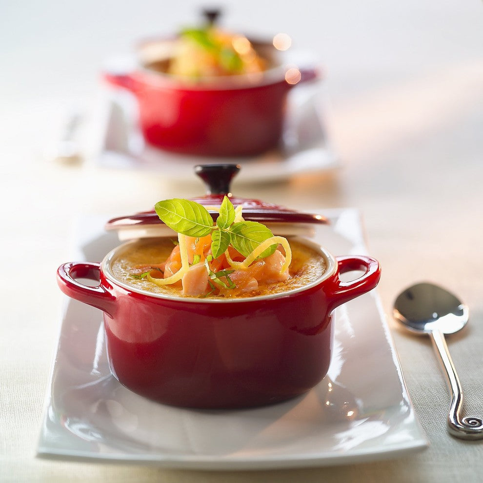 Le Creuset Stoneware Petite Round Casserole, Cerise