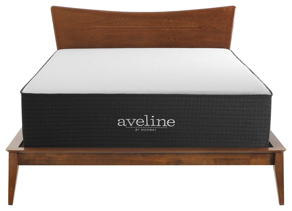 Aveline 16" Memory Foam King Mattress, White