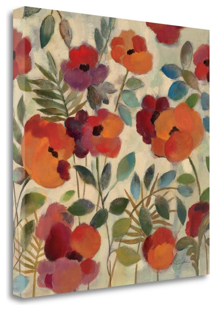 "Garden In August" By Silvia Vassileva, Giclee Print on Gallery Wrap Canvas