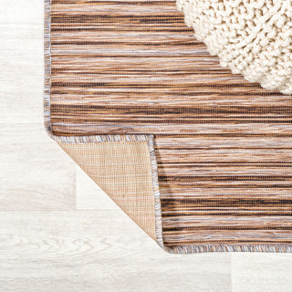 Finn Modern Farmhouse Pinstripe, 6' Square