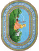 Kid Essentials Rug, Mary's Lamb, 7'8"x10'9" Oval