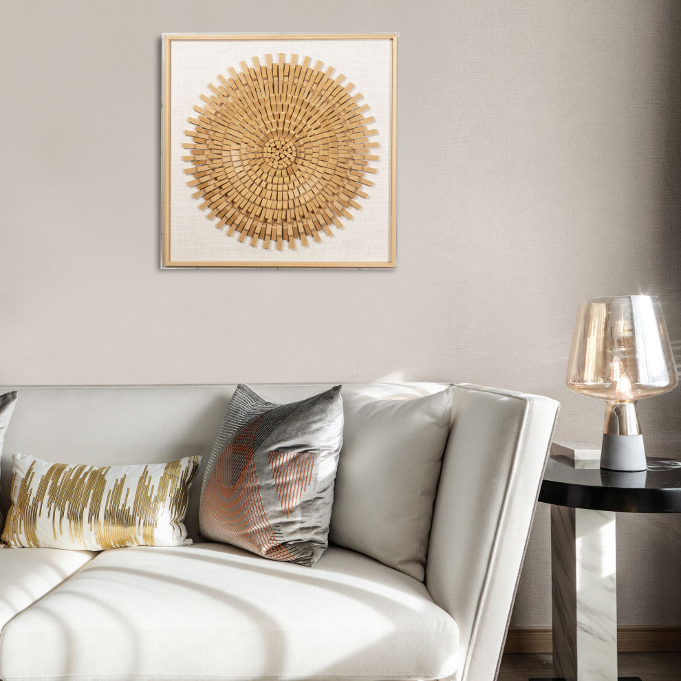 Geometry Wooden Shadow Box Wall Decor