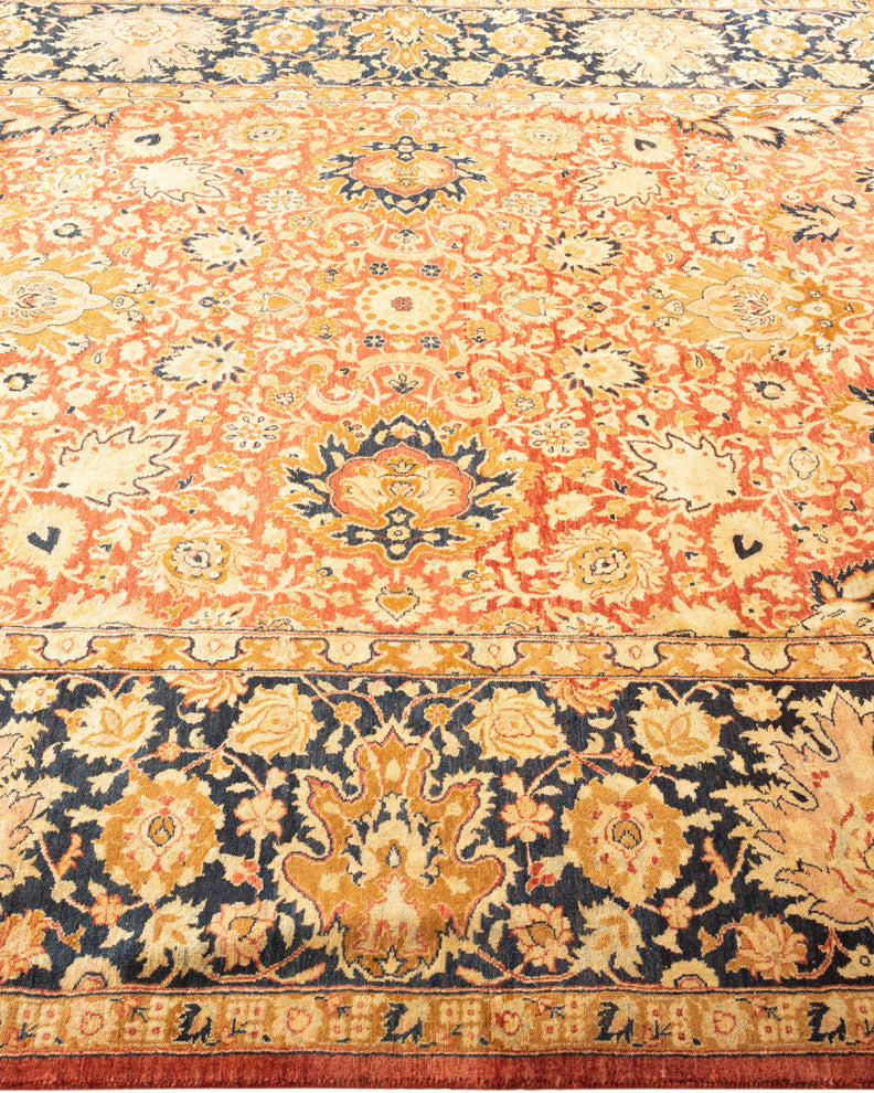 Mogul, One-of-a-Kind Hand-Knotted Area Rug  - Orange, 6' 1" x 8' 10"