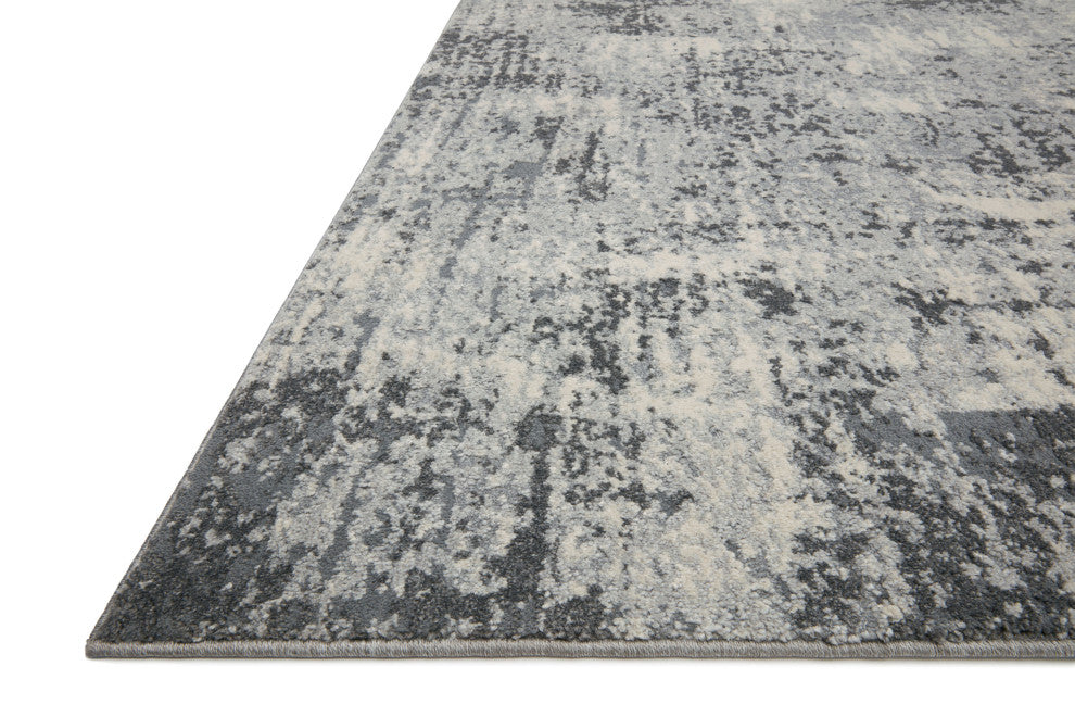 Loloi II Austen AUS-01 Pebble, Charcoal Sample Swatch