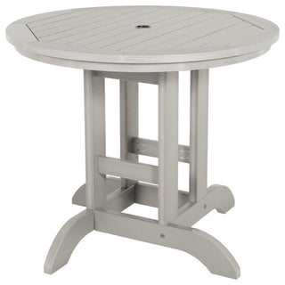 Round Dining Table, 36", Harbor Gray