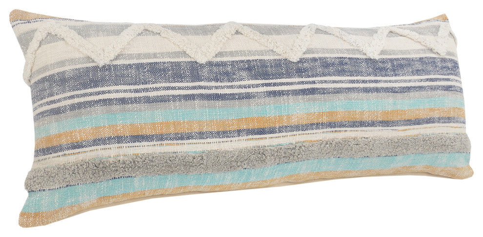 Multicolored Chevron Throw Pillow