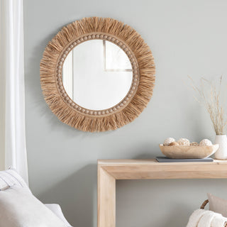 Misha Rattan Wall Mirror