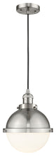 Innovations 201C-SN-HFS-81-SN-LED Hampden 1 Light Pendant, Brushed Satin Nickel