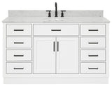 Ariel T061SCW2OVO Hepburn 61" - White