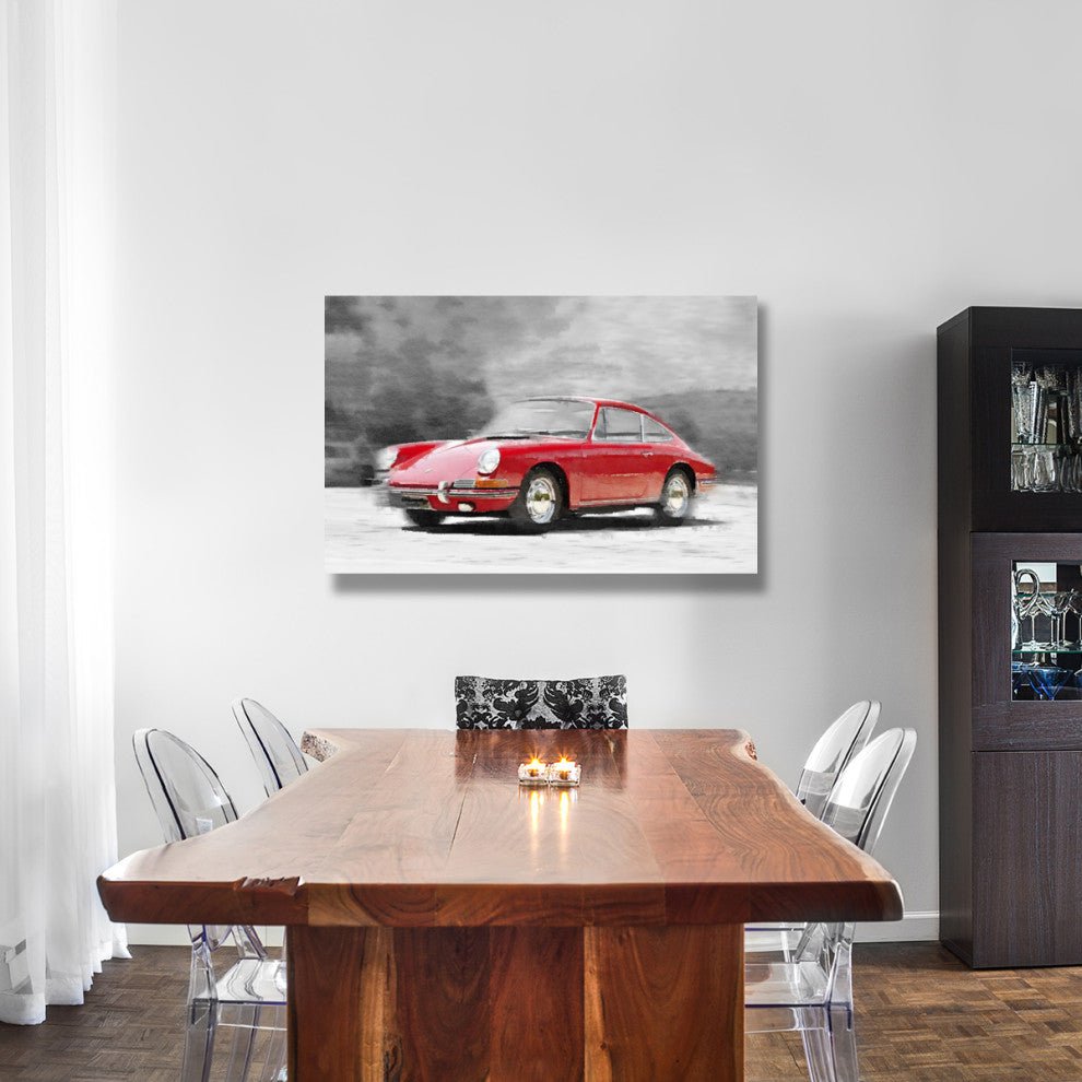 "1964 Porsche 911 Watercolor" Fine Art Print