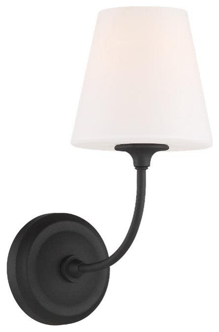 Crystorama Lighting Group 2441-OP Sylvan 13" Tall Wall Sconce - Black Forged