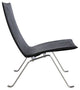 Kruger Lounge Chair, Black Leather