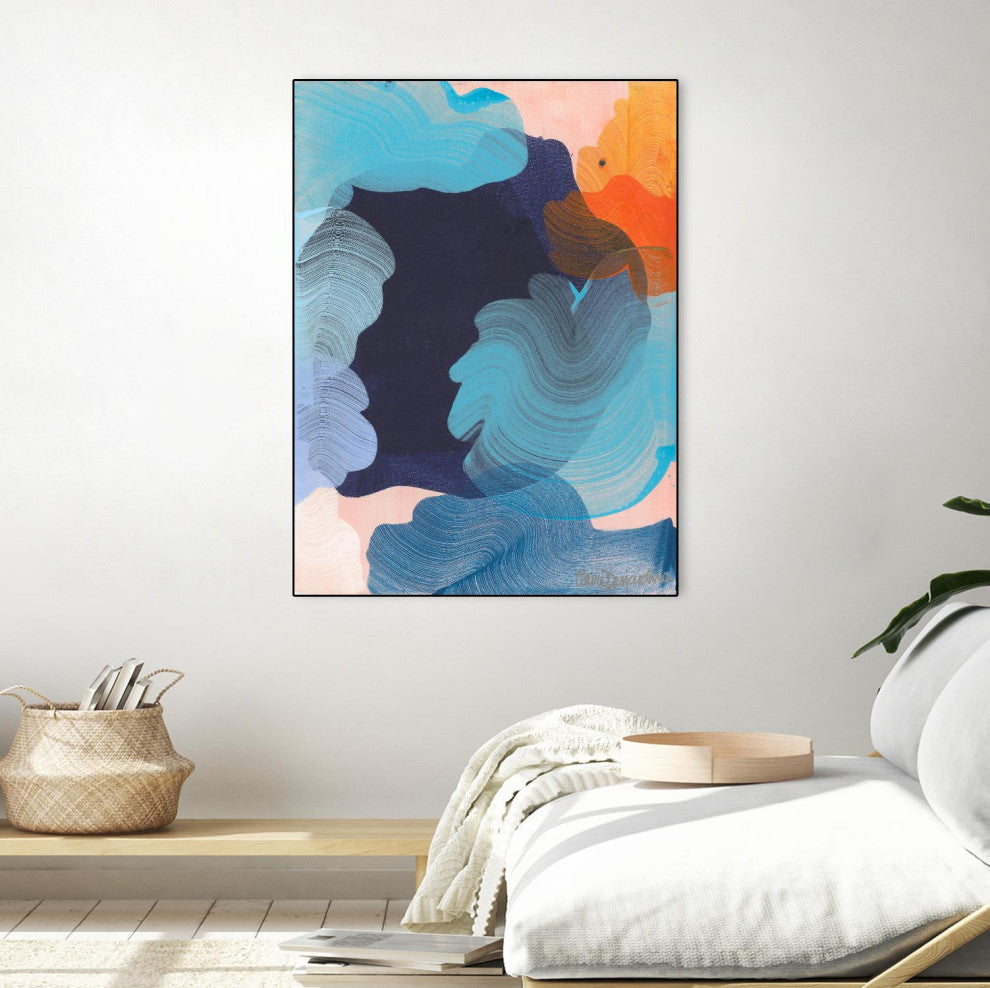 "Thinking about it" Framed Canvas by Giant Art 30"x40"