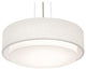 Sanibel 18'' Pendant, Linen White Shade