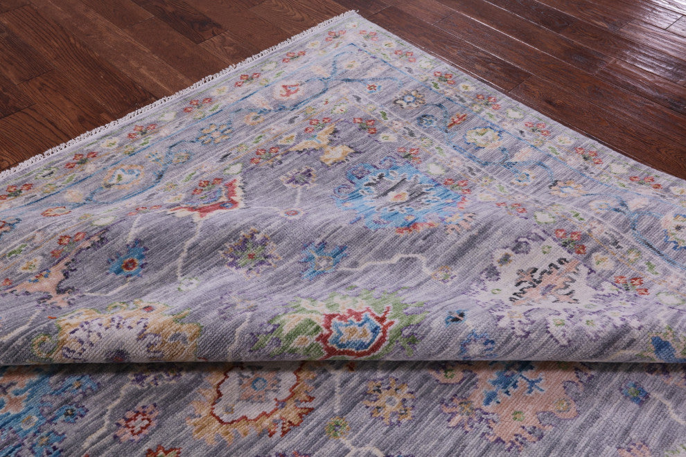 8' 4" X 9' 11" Turkish Oushak Handmade Wool Rug - Q15607
