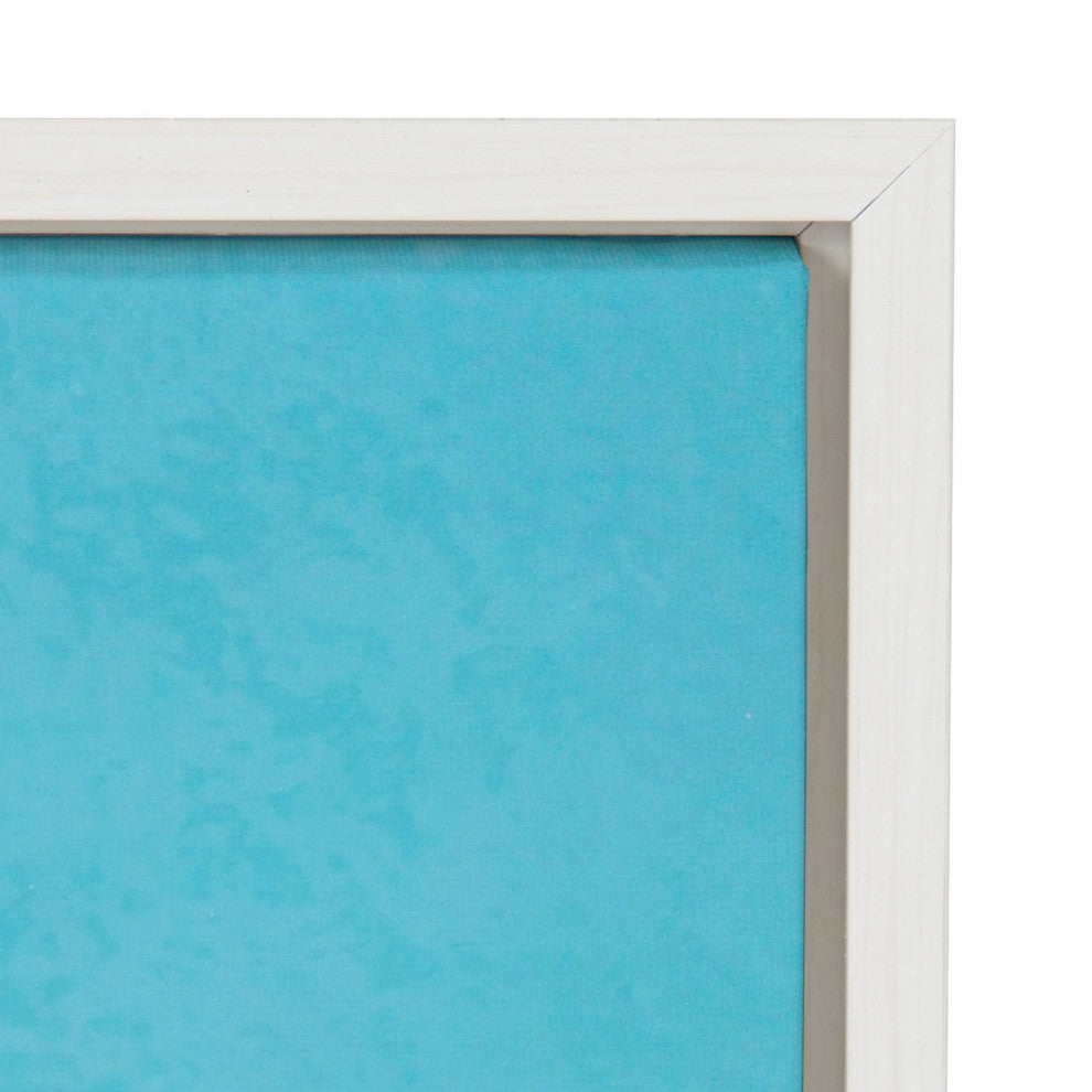 Sylvie Postiano 7 Framed Canvas by Rachel Bolgov, White 23x33