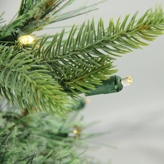 Pre-Lit Cashmere Mixed Pine Christmas Tree, LED Lights, 4.5'x37"