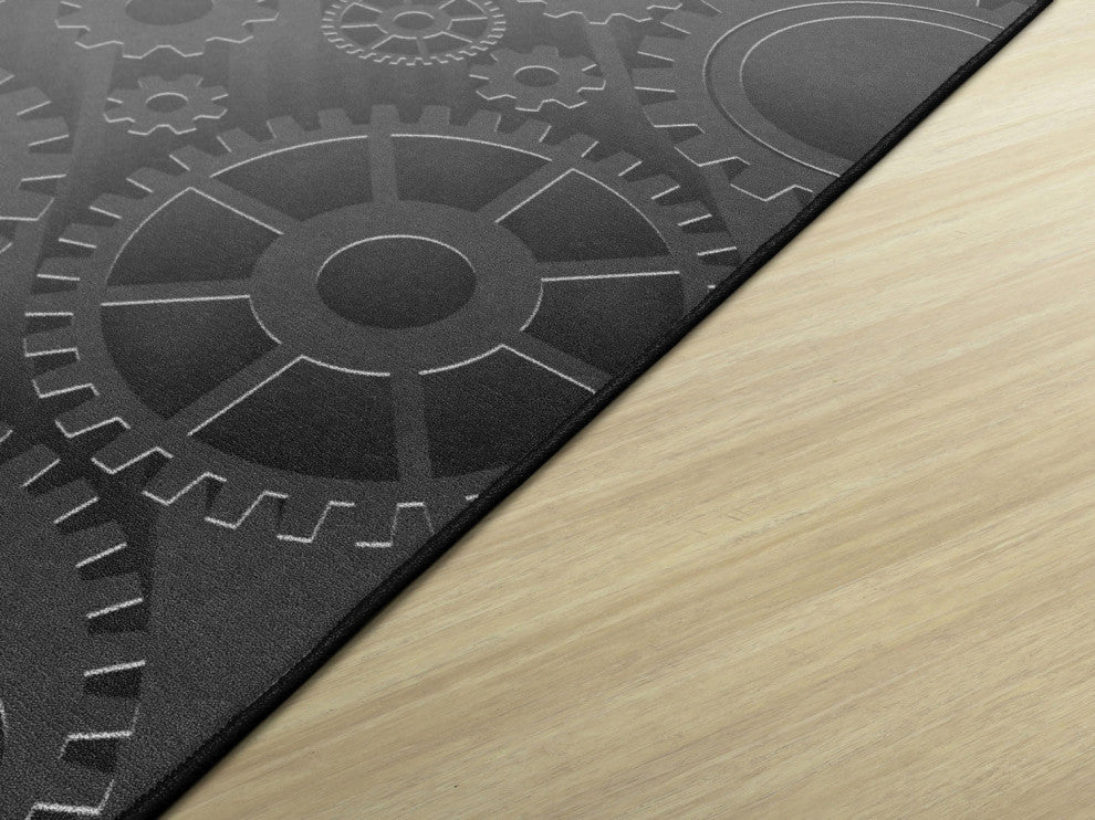 Flagship Carpets  VA1026-44FS 7'6" X 12' Creation Gears Educational Rug