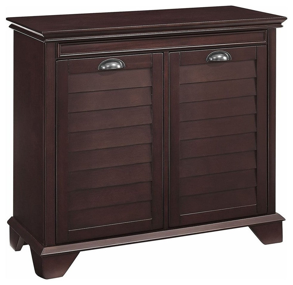 Lydia Linen Hamper, Espresso